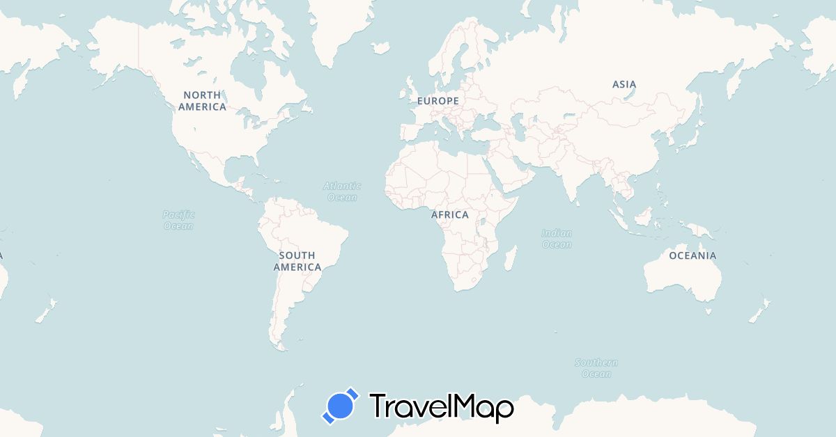 TravelMap itinerary: driving, bus, plane, train, boat in Argentina, Barbados, Brazil, Bahamas, Chile, Colombia, Costa Rica, Curaçao, Germany, Ecuador, France, Guatemala, Guyana, Jamaica, Saint Lucia, Mexico, Netherlands, Panama, El Salvador, Trinidad and Tobago, United States, Uruguay, Saint Vincent and the Grenadines (Europe, North America, South America)
